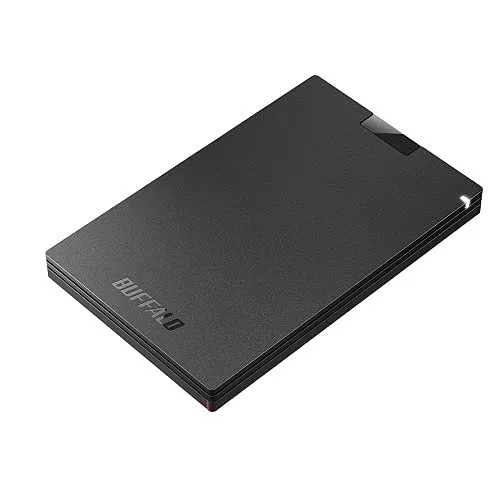 BUFFALO USB3.2(Gen1) Type-A MiniStation SSD SSD-PG1.0U3-BC [ブラック]