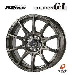 送料無料 4本セット 5ZIGEN 5次元 BLACKMAN G.I ブラックマン マットブロンズ 17インチ 7J インセット+35 5穴 PCD114.3 JWL VIA 4本 デリカD:5 RAV4 ハリアー エクストレイル ゴジ