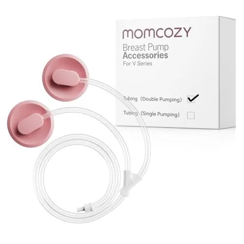 Momcozy 交換用チューブ ダブルポンプ Momcozy V1 Pro/V2 Pro専用オリジナルV1 Pro/V2 Pro搾乳器交換用アクセサリー、1パック