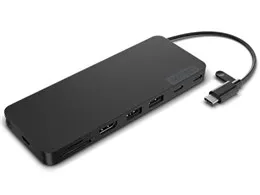 Lenovo USB Type-C スリム トラベルドック 4X11N40212 [エクリプスブラック]