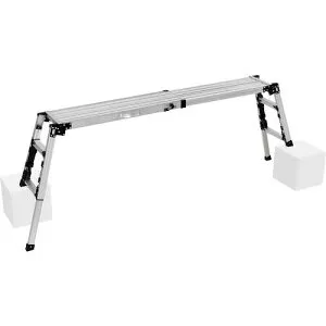 【法人向け】【代引き不可】☆ピカ/PiCa DXP-S86LA 四脚アジャスト式足場台 (上部操作タイプ) スタッピー DXP シリーズ 天板の高さ：0.55～0.86m 天場幅スライドタイプ 【時間指定不可】