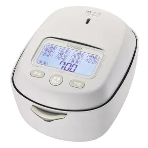 TIGER タイガー 炊飯器 土鍋圧力IHジャー ご泡火炊き ミストホワイト 3.5合 JRX-S060-WS