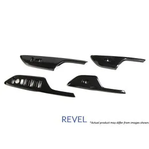 【USA在庫あり】 Revel GT ドライカーボン Window Switch Panels (FL/FR/RL/RR) 16-18 ホンダ Civic - 4 Pieces rvl1TR4GT0AH07 HD店