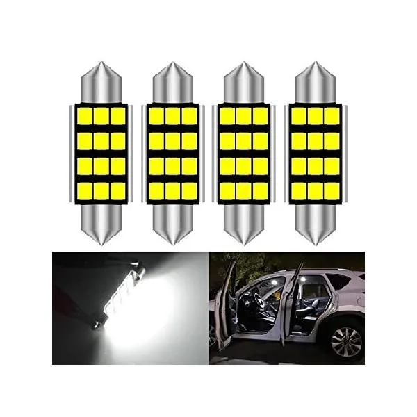 LMLZNP 8pcs White Canbus Error Free Car LED Bulbs Interior Dome Map Reading Cargo Light Kit,for Citroen Xsara,for Picasso 2000-2010_並行輸入