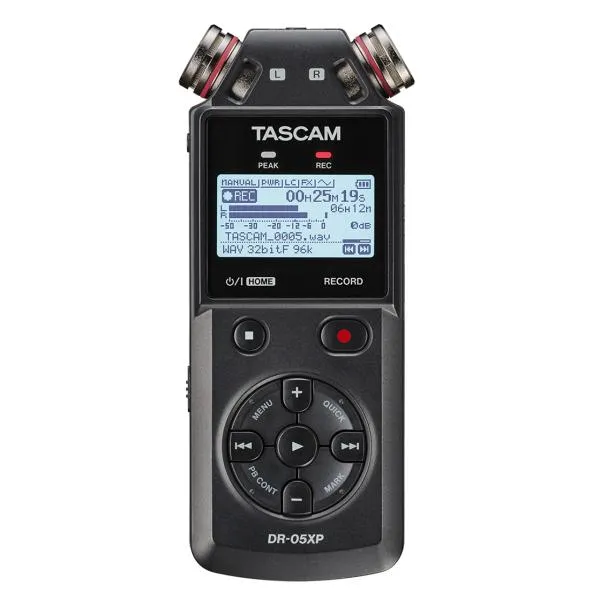TASCAM(タスカム) DR-05XP 32ビットフロート録音対応 ステレオポータブルレコーダー USB Type-C対応