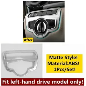 マット インテリア キット ヘッド ランプ/カップホルダー カバー トリム アクセサリー 適用: メルセデス・ベンツ V クラス V260 W447 2014-2021 モデル B AL-NN-6222 AL Interior parts for cars