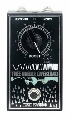 Death By Audio/THEE TREBLE OVERLOAD Stereo Treble Boost DESTROYER SERIES ブースター デスバイオーディオ