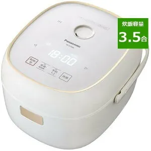 パナソニック SR-KT060-W IH炊飯器 3.5合炊き ホワイト