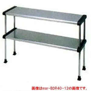 マルゼン 上棚×D400 BDR40X-18B 【 ステンレス棚 業務用 】