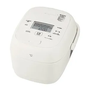 【納期約3週間】象印マホービン NW-BB10-WA 圧力IH炊飯ジャー 豪熱大火力 鉄器コート黒まる厚釜 5.5合炊き ホワイト NWBB10