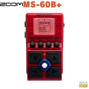 ZOOM MS-60B+ MultiStompズーム ベース専用マルチストンプ マルチエフェクター ストンプボックス【Stage-Rakuten Guitar Accessory】エフェクター effector effect pedal