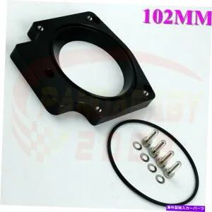 Throttle Body GM Gen III LS1 LS6 LS6 LS3 LS LS7 BK用4 102mmスロットルボディアダプタープレート 4 102MM THROTTLE BODY ADAPTOR PLATE For GM GEN III LS1 LS2 LS6 LS3 LS LS7 BK【並行輸入品】