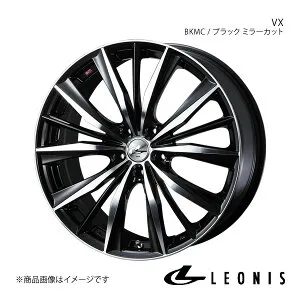 LEONIS/WX クラウン 210系 4ポットキャリパー 純正タイヤサイズ(225/45-18) ホイール 1本 0033905【18×8.0J 5-114.3 INSET42 BKMC】