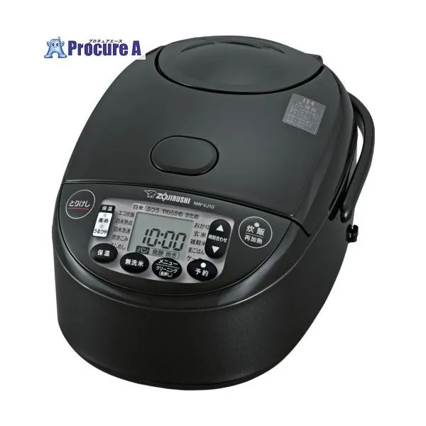 ZOJIRUSHI IH炊飯ジャー ブラック ■▼697-7210 NW-VJ10-BA 1台
