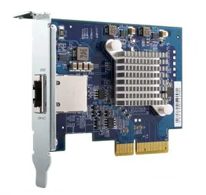 QNAP QXG-10G1T/A 1ポート 10GbE 10GBASE-T/NBASE-T LANカード (QXG-10G1T、組込)