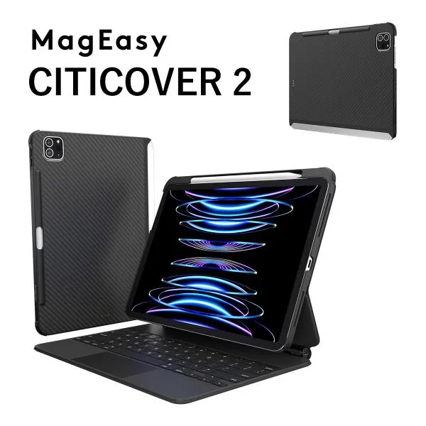 iPad Pro 12.9 ケース 純正 Magic Keyboard Smart Keyboard Folio 対応 カバー Apple iPadPro12.9 ( 2018 2020 - 2022 ) 第3/4/5/6世代 対応 MagEasy CITICOVER