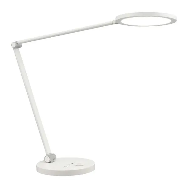 オーム電機 ＬＥＤデスクライト 調光調色 タイマー機能付 ホワイト ＯＤＳ－ＬＤＣ６Ｋ－Ｗ