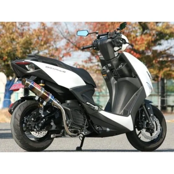 K2TEC ケイツーテック GP-R STDチタン フルエキゾーストマフラー タイプ：3ピースエンド CYGNUS GRYPHUS NMAX155 NMAX XFORCE YAMAHA ヤマハ マフラー