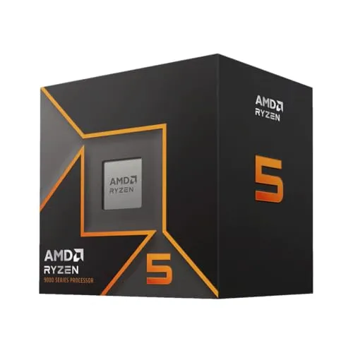 【Amazon.co.jp限定】 AMD CPU Ryzen 5 9600, with Wraith Stealth Cooler AM5 3.8GHz 6コア / 12スレッド 38MB 65W 正規代理店品 100-100000718BOX/EW-1Y