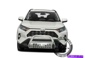 Bull Bar ブラックホースブルバースキッドプレートステンレススチールフィット2019-2022トヨタRAV4 Black Horse Bull Bar Skid Plate Stainless Steel fit 2019-2022 Toyota Rav4【並行輸入品】