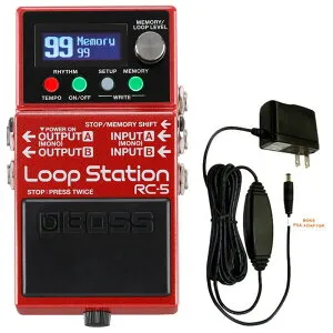 BOSS ボス RC-5 Loop Station ルーパー + 純正アダプター PSA-100S2 セット