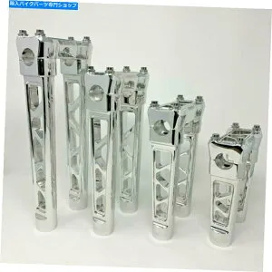 クロームパーツ 8 Chromeバージョン2ストレート駆逐艦のライザー 8 CHROME VERSION 2 STRAIGHT DESTROYER RISERS【並行輸入品】