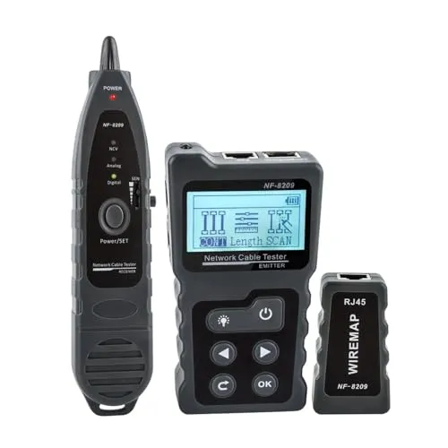 ケーブルトレーサー LANディスプレイ測定テスター ネットワークツール LCDディスプレイ測定長さ配線図テスター