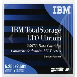 IBM LTO Ultrium6 データカートリッジ 2．5TB／6．25TB 00V7590 1巻 【送料無料】