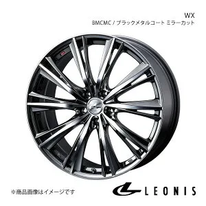 LEONIS/WX シビック FC1/FK7 ホイール 1本 0033915【19×8.0J 5-114.3 INSET48 BMCMC(ブラックメタルコート ミラーカット)】