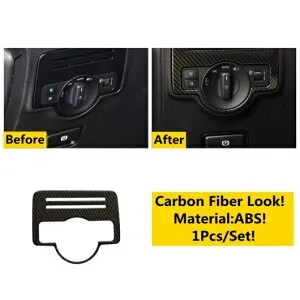 ダッシュボード AC エア ウインドウ リフト ドア ロック スピーカー ギア カバー トリム カーボンファイバー アクセサリー 適用: メルセデス-ベンツ ヴィト W447 2014-2021 タイプE・タイプF AL-OO-50