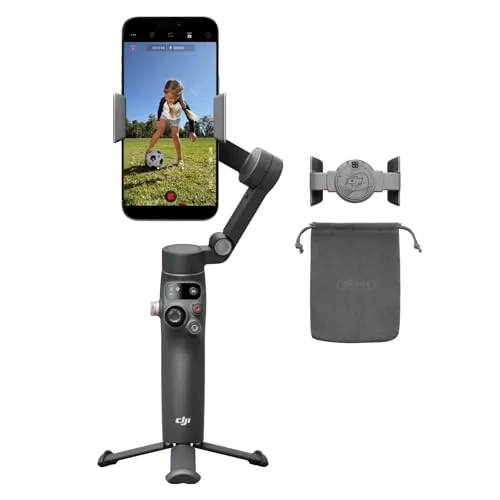 DJI Osmo Mobile 8 スタンダードコンボ スマートフォン用ジンバルスタビライザー 360°パン軸回転 延長ロッド＆三脚内蔵 10時間バッテリー 延長ロッド 堅牢な3軸手ブレ補正