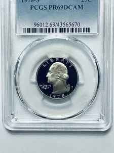 1978-S ワシントン クォーター PCGS PR69DCAM