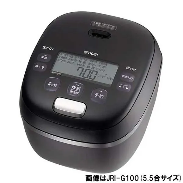 TIGER タイガー魔法瓶 JRI-G180-KO(オフブラック) 圧力IHジャー炊飯器 <炊きたて> ご泡火炊き 1升