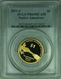 2011-S サカガウィア/ネイティブアメリカン 1ドル硬貨 PCGS PR69DCAM
