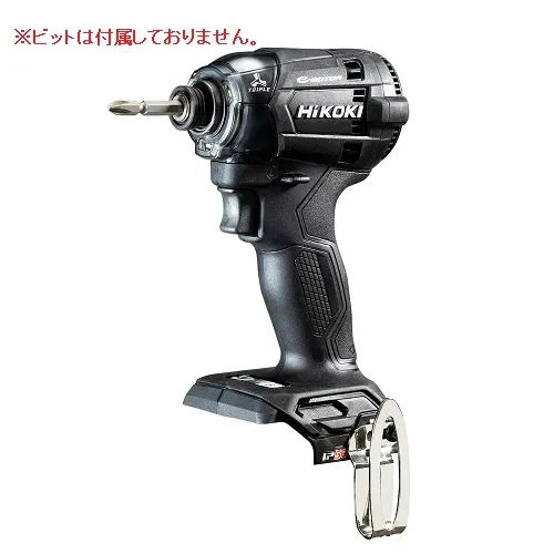 HiKOKI 18V コードレスインパクトドライバ WH18DC (NNB) ストロングブラック (57803005) (蓄電池・充電器・ケース別売)