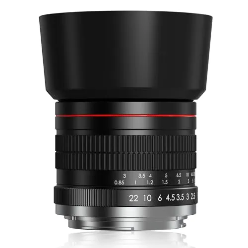 85mm f1.8 ポートレートレンズ - ソニー用Eマウントレンズ マニュアルフォーカス(MF) Sony A7C A7R A7S A7 A9 A6700 A6600 A6500 A6400 A6300 A6100 A6000 A5100 A50000