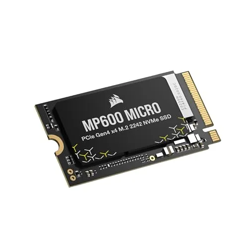 CORSAIR MP600 MICROシリーズ 3D TLC NAND採用 2TB PCIe Gen4 x4 NVMe M.2 2242 7000MB/s Lenovo Legion Go適用 CSSD-F2000GBMP600MCR2