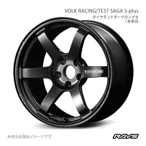 RAYS レイズ ボルクレーシング TE37 サーガSプラス GR86 ZN8 フロント/リア共用 アルミホイール1本単品【18×7.5J 5-100 INSET48 MM】06448754896MM