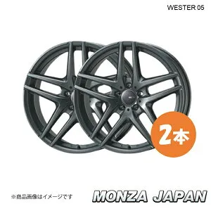 【19×8.5J 5-112 INSET38 ダークシルバー】 MONZA JAPAN WESTER S05 MercedesBenz Sクラス(W221) S350 ブルーエフィシェンシー ホイール 2本セット TA-18×2