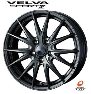 送料無料 4本セット ホイールのみ ウェッズ VELVA SPORT2 ヴェルヴァ スポルト2 ディープメタル2 18インチ 7J インセット+40 5穴 PCD114.3 JWL トヨタレクサス純正球面ボルト仕様 適合：クラウンクロス