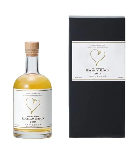モホドリ蒸溜研究所 LOVEVADOS アップルブランデー EARLY BIRD 2024 [ アップルブランデー 40度 琥珀 日本 青森県 500mL 瓶 化粧箱入り ]