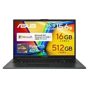 ASUS(エイスース) ノートパソコン Vivobook Go 15 ミックスブラック E1504FA-R5165BWS6 E1504FAR5165BWS6