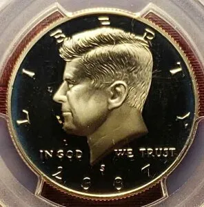 2007-S ケネディ ハーフ ドル 50C PCGS PR69DCAM!