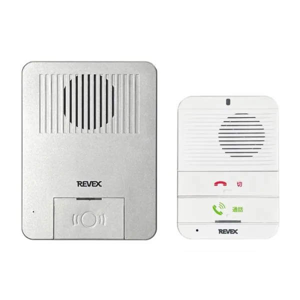 ワイヤレスおはなしインターホン 玄関機+充電式屋内機セット WT100RG ナカバヤシ リーベックス 配線不要