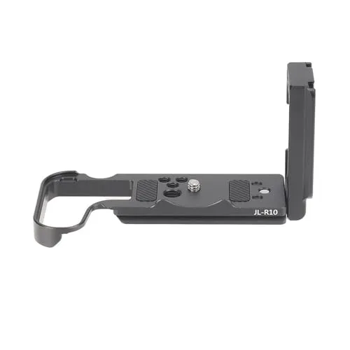 カメラケージ R10 DSLR ケージ 互換性がありますCanon EOS R10 用 ラビットケージカメラリグ ビデオ写真アクセサリー用 ハンドル穴付き(L-shaped plate)
