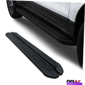 Nerf Bar ランニングボードSubaru Forester 2013-2018 Side Steps Aluのランニングボードバー。黒2x Running Boards Nerf Bars For Subaru Forester 2013-2018 Side Steps Alu. Black 2x【並行輸入品】