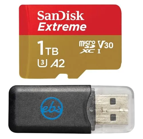 SanDisk MicroSD 1TB エクストリームメモリーカード Lenovo Legion Go & Legion Go S ハンドヘルドゲームシステム (SDSQXAV-1T00-GN6MN) 対応 Everything But Stromboli