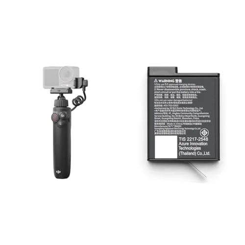 【セット買い】DJI Osmo Action 多機能充電ハンドル Osmo Action 5 Pro、Osmo Action 4対応 + Osmo ActionエクストリームバッテリーPlus（1950 mAh）Osmo 360 Osmo Action 5