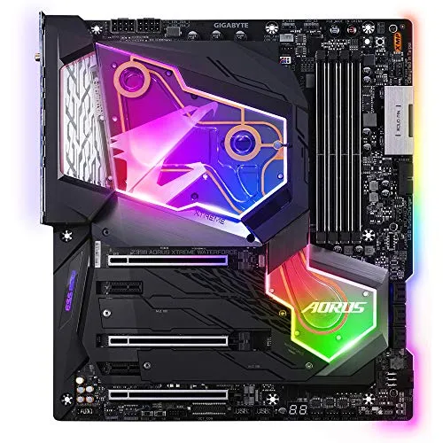 Gigabyte Intel Z390 Aorus Xtreme Waterforce LGA 1151 ソケット H4 拡張 ATX マザーボード