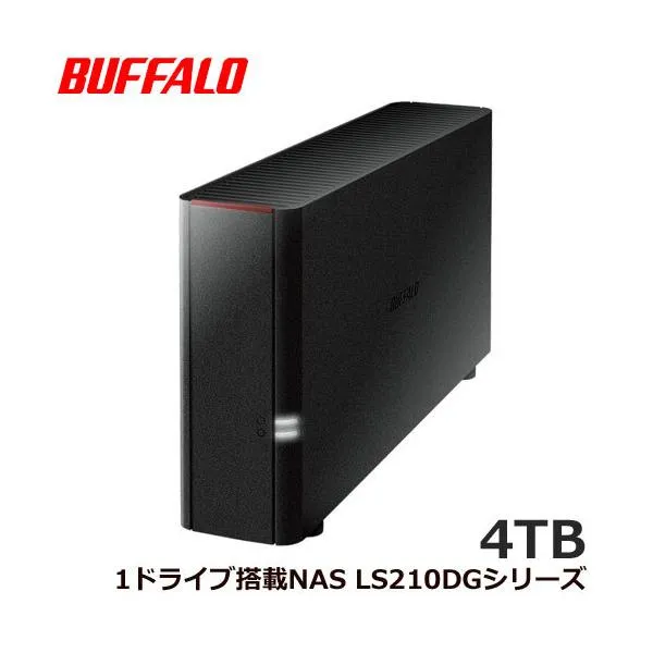 NAS バッファロー LinkStation LS210D0401G [ネットワーク対応HDD 4TB]
